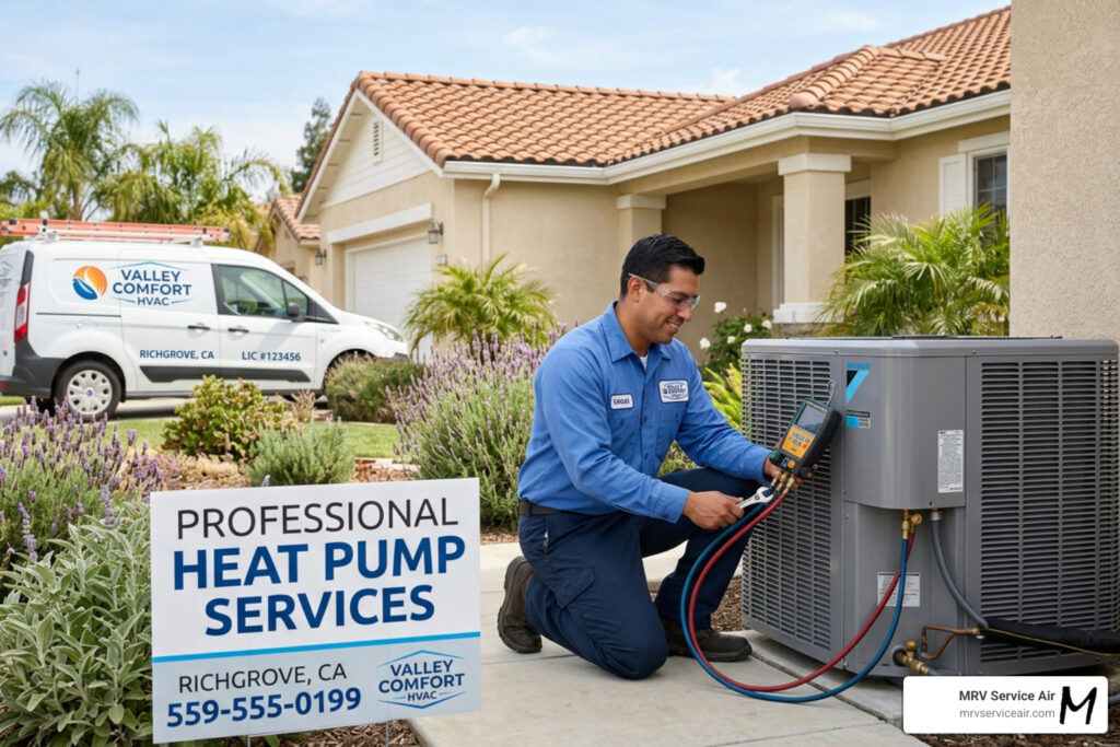 Finding a Heat Pump Contractor in Richgrove Without Breaking a Sweat 1 heat pump services in richgrove ca