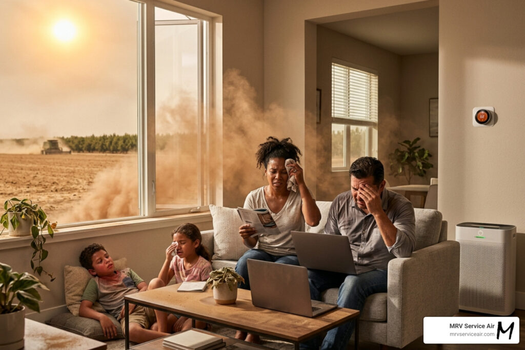 How to Protect Your HVAC from Valley Dust and Scorching Heat 1 how extreme heat and agricultural dust stress your system